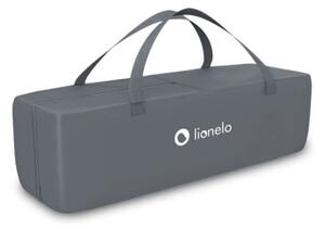 Lionelo - Cestovní postýlka STEFI šedá/žlutá