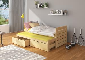 Dětská dvojlůžková postel 80x180 DANRINA - přírodní borovice