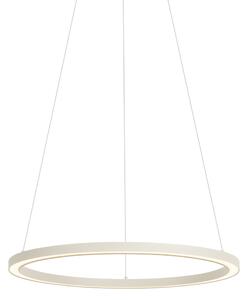 Designové závěsné svítidlo béžové 60cm včetně LED 3-stupňové stmívatelné - Girello
