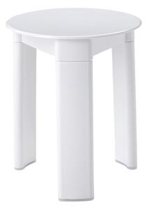 AQUALINE - TRIO koupelnová stolička, průměr 33x40 cm, bílá (2072)