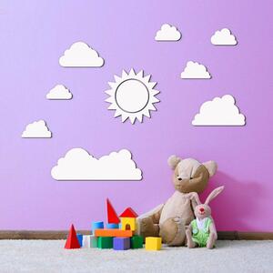 DUBLEZ | Nálepky do dětského pokoje - Sluníčko
