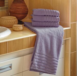 Polášek mikrofroté ručník Ema fialová 50x100 cm
