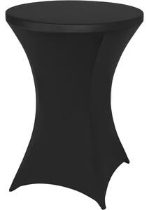JAKS Elastický potah na koktejlový stůl černý 80 cm
