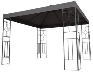 Zahradní altán BestBerg BBGG-60 / 300 x 300 x 260 cm / šedá