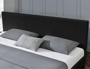 FurniGO Čalouněná postel Bolonia 160 x 200 – černá