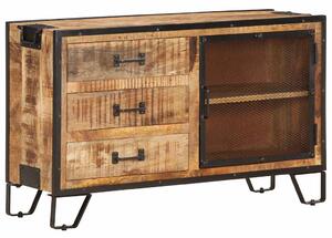 Příborník 100 x 31 x 60 cm masivní hrubé mangovníkové dřevo 285894