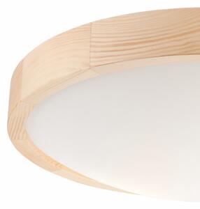 Stropní svítidlo NATURAL SLIM 2xE27/60W/230V pr. 37 cm borovice