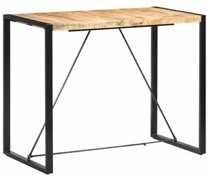 Barový stůl 140 x 70 x 110 cm masivní mangovníkové dřevo 285957