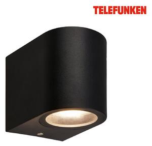 TF 322905TF TELEFUNKEN venkovní nástěnné svítidlo, ochrana proti stříkající vodě, bez vypínače, černá - BRILONER