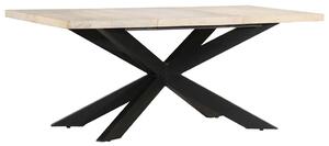 Jídelní stůl 180 x 90 x 76 cm masivní bělené mangovníkové dřevo 285964