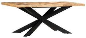 Jídelní stůl 180 x 90 x 76 cm masivní hrubé mangovníkové dřevo 285963