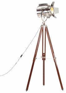 Stojací lampa na stativu masivní mangovníkové dřevo 180 cm 286106