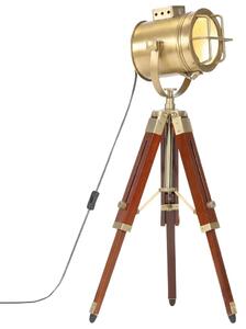 Stojací lampa na stativu masivní mangovníkové dřevo 69 cm 286107
