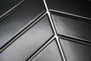 Keramická mozaika černá 18x52mm
