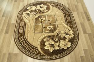 Makro Abra Oválný koberec GOLD 365/12 béžový Rozměr: 300x400 cm