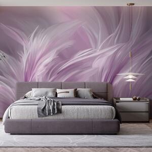 Fototapety Elegantní peří v odstínech fialové, Fototapety abstraktní, w05658v2 : uwalls.cz