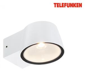 TF 323006TF TELEFUNKEN LED venkovní nástěnné svítidlo, IP54 voděodolné a prachotěsné, bílý hliník - BRILONER
