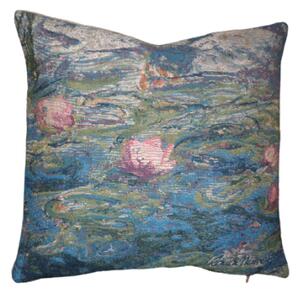 Gobelínový povlak na polštář - Nymphéas by Monet