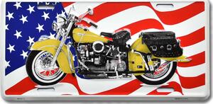 Americká SPZ Indian Motorcycle US Flag