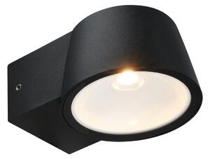 TF 323005TF TELEFUNKEN LED venkovní nástěnné svítidlo, IP54 voděodolné a prachotěsné, černý hliník - BRILONER