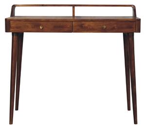 Konzolový stolek Elevated v kaštanovém odstínu, 100 × 45 × 88 cm