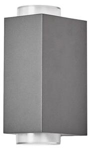 Lindby - Jovan 2 Venkovní Nástěnné Světlo Dark Grey
