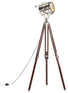 Stojací lampa na stativu masivní mangovníkové dřevo 180 cm 286203