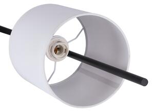 LED Stojací lampa TOKYO 1xE27/40W/230V + LED/3W černá/bílá