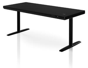 Elektrický psací stůl sit-stand se zásuvkou a bezdrátovou nabíječkou Qi černý, 1600 mm: ELLIS