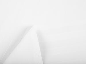 Biante Damaškový čtvercový ubrus Atlas Gradl DM-011 Bílý - proužky 2 cm 50x50 cm