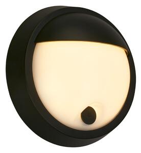 BRI 3784015 Puni LED venkovní nástěnné svítidlo, nabíjecí, 3 krokový dotykový stmívač, časovač, černá - BRILONER