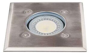 Lindby - Insa Square Venkovní Bodové Osvětlení IP67 Stainless Steel