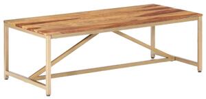 Konferenční stolek 120 x 60 x 40 cm masivní dřevo 286339