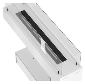 InFire - BIO krb 110x85,5 cm 3kW bílá