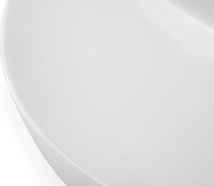 CERANO - Umyvadlo na desku Kapua - bílá lesklá - 60x45 cm