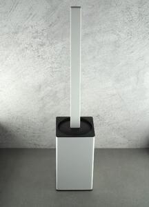 Deante Mokko příslušenství, volně stojící wc kartáč se stojanem, bílá matná, ADM_A712