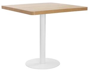 Bistro stolek světle hnědý 80 x 80 cm MDF 286432
