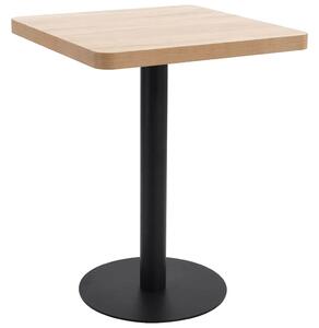 Bistro stolek světle hnědý 60 x 60 cm MDF 286430