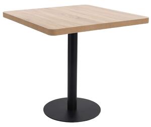 Bistro stolek světle hnědý 80 x 80 cm MDF 286433