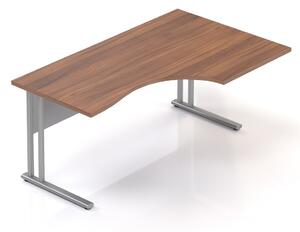 Rohový stůl Visio LUX 160 x 100 cm, pravý, ořech