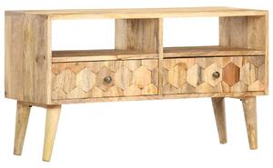TV stolek 90 x 30 x 50 cm masivní mangovníkové dřevo 286463