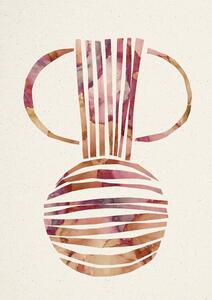 Ilustrace Retro Vase, Lola Lilaxlola