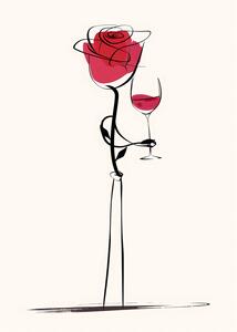 Ilustrace Wine Rose, Andreas Magnusson