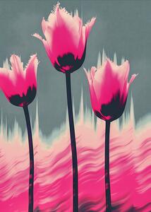 Ilustrace The Tulips, Andreas Magnusson, (30 x 40 cm)