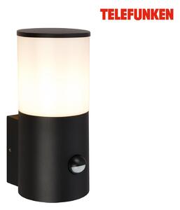 TF 322305TF TELEFUNKEN venkovní nástěnné svítidlo, pohybové čidlo, ochrana proti stříkající vodě, difuzor, černé - BRILONER