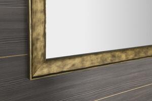 SAPHO - BERGARA zrcadlo v dřevěném rámu 642x1042mm, zlatá (NL528)