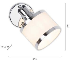 Leuchten Direkt 15371-17 - Nástěnné bodové svítidlo ACCOR 1xE14/25W/230V