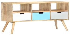 TV stolek 110 x 35 x 48 cm masivní mangovníkové dřevo 286484