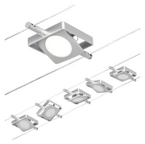 P 94420 LED lankový systém MacLED základní sada 5x4,5W 3000K 230/12V matný chrom/chrom - PAULMANN