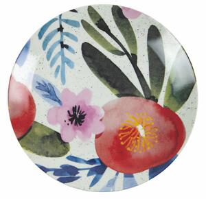 VILLA D’ESTE HOME TIVOLI Servis talířů New Acquerello 18 kusů, barevný květinový dekor